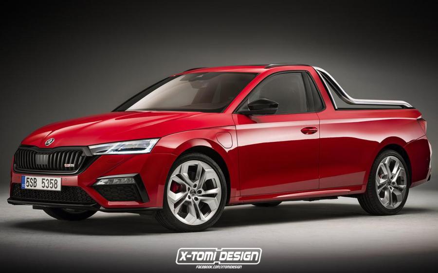 Skoda Octavia RS iV Pickup by X-Tomi Design '2020